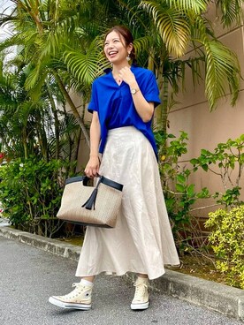 BEAMS HEART WOMENさん（レディース・172cm）の春コーディネート