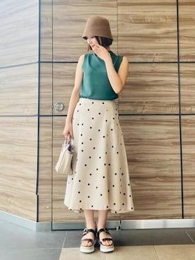 BEAMS HEART WOMENさん(レディース・162cm)の春コーディネート