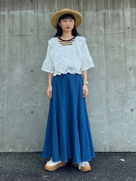 BEAMS HEART WOMENさん(レディース・164cm)の夏コーディネート