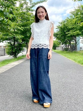 BEAMS HEART WOMENさん(レディース・153cm)の夏コーディネート