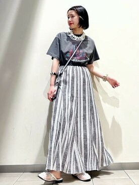 BEAMS HEART WOMENさん（レディース・155cm）の夏コーディネート