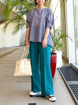 BEAMS HEART WOMENさん(レディース・158cm)の夏コーディネート