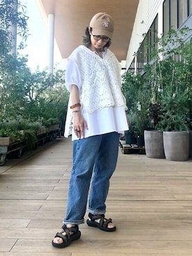 BEAMS HEART WOMENさん（レディース・151cm）の夏コーディネート