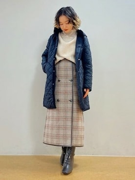 BEAMS HEART WOMENさん（レディース・151cm）の冬コーディネート
