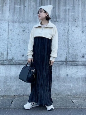 BEAMS HEART WOMENさん（レディース・152cm）の冬コーディネート