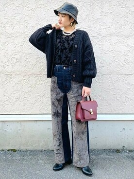 BEAMS HEART WOMENさん（レディース・156cm）の冬コーディネート