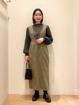 BEAMS HEART WOMENさん(レディース・157cm)の冬コーディネート
