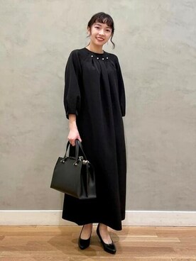 BEAMS HEART / パール付き ドレスを使った人気ファッション 