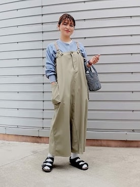 「BEAMS」｜「アイテム（カーディガン/ボレロ）」を使った、BEAMS HEART WOMENさん（レディース・157cm）の春コーディネート