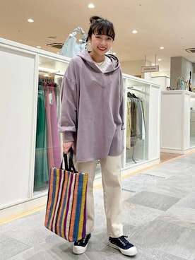 BEAMS HEART WOMENさん（レディース・153cm）の春コーディネート