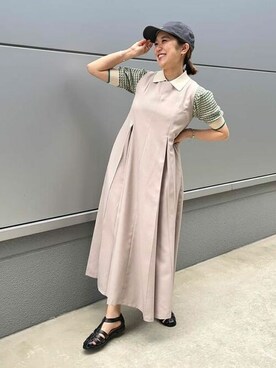 BEAMS HEART WOMENさん（レディース・161cm）の春コーディネート