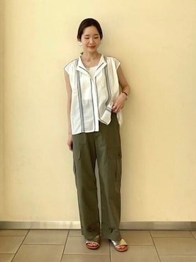 BEAMS HEART WOMENさん（レディース・157cm）の夏コーディネート