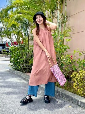 BEAMS HEART WOMENさん（レディース・172cm）の夏コーディネート