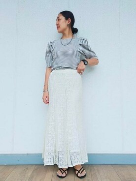 BEAMS HEART WOMENさん(レディース・159cm)の夏コーディネート