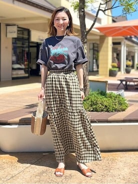 BEAMS HEART WOMENさん(レディース・159cm)の夏コーディネート