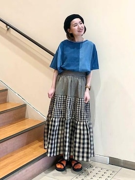 BEAMS HEART WOMENさん(レディース・154cm)の夏コーディネート