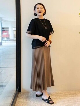 BEAMS HEART WOMENさん（レディース・163cm）の夏コーディネート