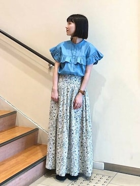 BEAMS HEART WOMENさん（レディース・154cm）の夏コーディネート