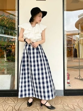 BEAMS HEART WOMENさん（レディース・164cm）の夏コーディネート