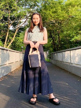 BEAMS HEART WOMENさん（レディース・158cm）の夏コーディネート