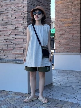 BEAMS HEART WOMENさん（レディース・152cm）の夏コーディネート