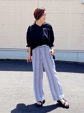 BEAMS HEART WOMENさん（レディース・163cm）の夏コーディネート