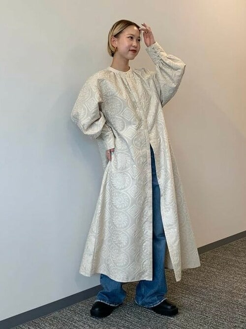 セール】総刺繍 オーバー シャツワンピース（ワンピース）｜BEAMS