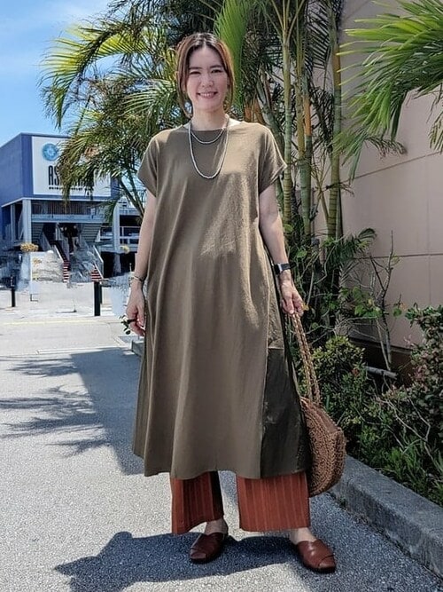 Woman ベージュ トッズ マゼンタ バッグ レザー バケット バッグ