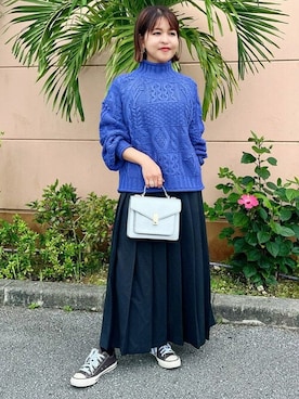 「秋冬コーデ」｜「アイテム（ムートンコート）」を使った、BEAMS HEART WOMENさん（レディース・157cm）の冬コーディネート