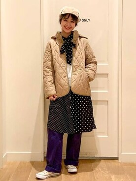 BEAMS HEART WOMENさん（レディース・162cm）の冬コーディネート