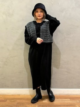 BEAMS HEART WOMENさん（レディース・153cm）の冬コーディネート