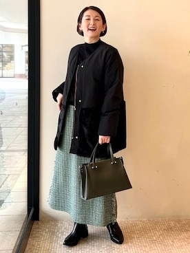 BEAMS HEART WOMENさん（レディース・163cm）の冬コーディネート