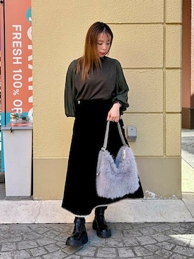 BEAMS HEART WOMENさん（レディース・153cm）の冬コーディネート