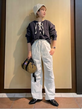 FREAK'S STORE HEAD OFFICE WOMENさん（レディース・158cm）の冬コーディネート