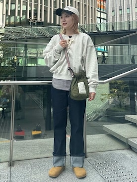 FREAK'S STORE HEAD OFFICE WOMENさん（レディース・160cm）の冬コーディネート