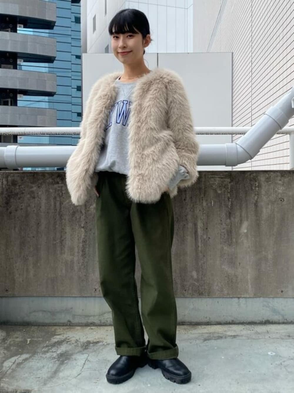Freada(フリーダ)の「Freada/フリーダ フェイクファーコート Freada(フリーダ)の「Freada/フリーダ フェイクファーコート
