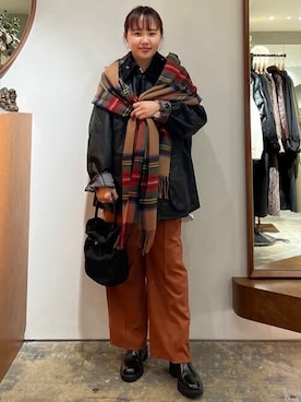 「Aresense（アーセンス）のアイテム」を使った、FREAK'S STORE HEAD OFFICE WOMENさん（レディース・156cm）の冬コーディネート