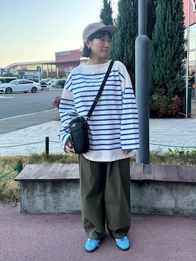 「freada」｜「アイテム（帽子）」を使った、FREAK'S STORE HEAD OFFICE WOMENさん（レディース・160cm）の春コーディネート