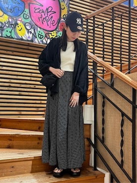「freada」｜「アイテム（帽子）」を使った、FREAK'S STORE HEAD OFFICE WOMENさん（レディース・161cm）の春コーディネート