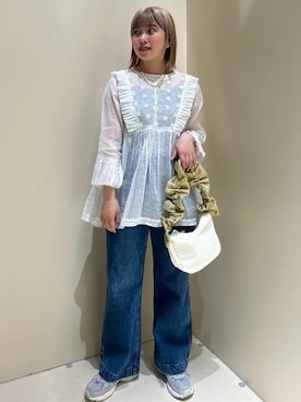 「freada」｜FREAK'S STORE HEAD OFFICE WOMENさん（レディース・156cm）の夏コーディネート