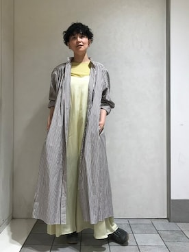 「クリーミーコットン」｜MIYAさん（レディース・162cm）の春コーディネート