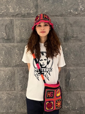 HYSTERIC GLAMOUR（ヒステリックグラマー）の「HG SQUARE 手編み