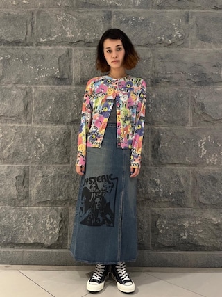 【素敵なデザイン❗️】90s HYSTERIC GLAMOUR 刺繍 キャミソール HYSTERIC GLAMOUR（ヒステリックグラマー）の「HYS HAIR FORMULA