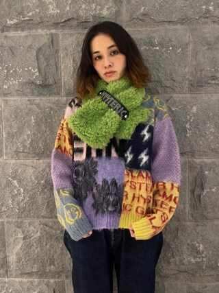 HYSTERIC GLAMOUR（ヒステリックグラマー）の「LOGO STUDS BELT ファー