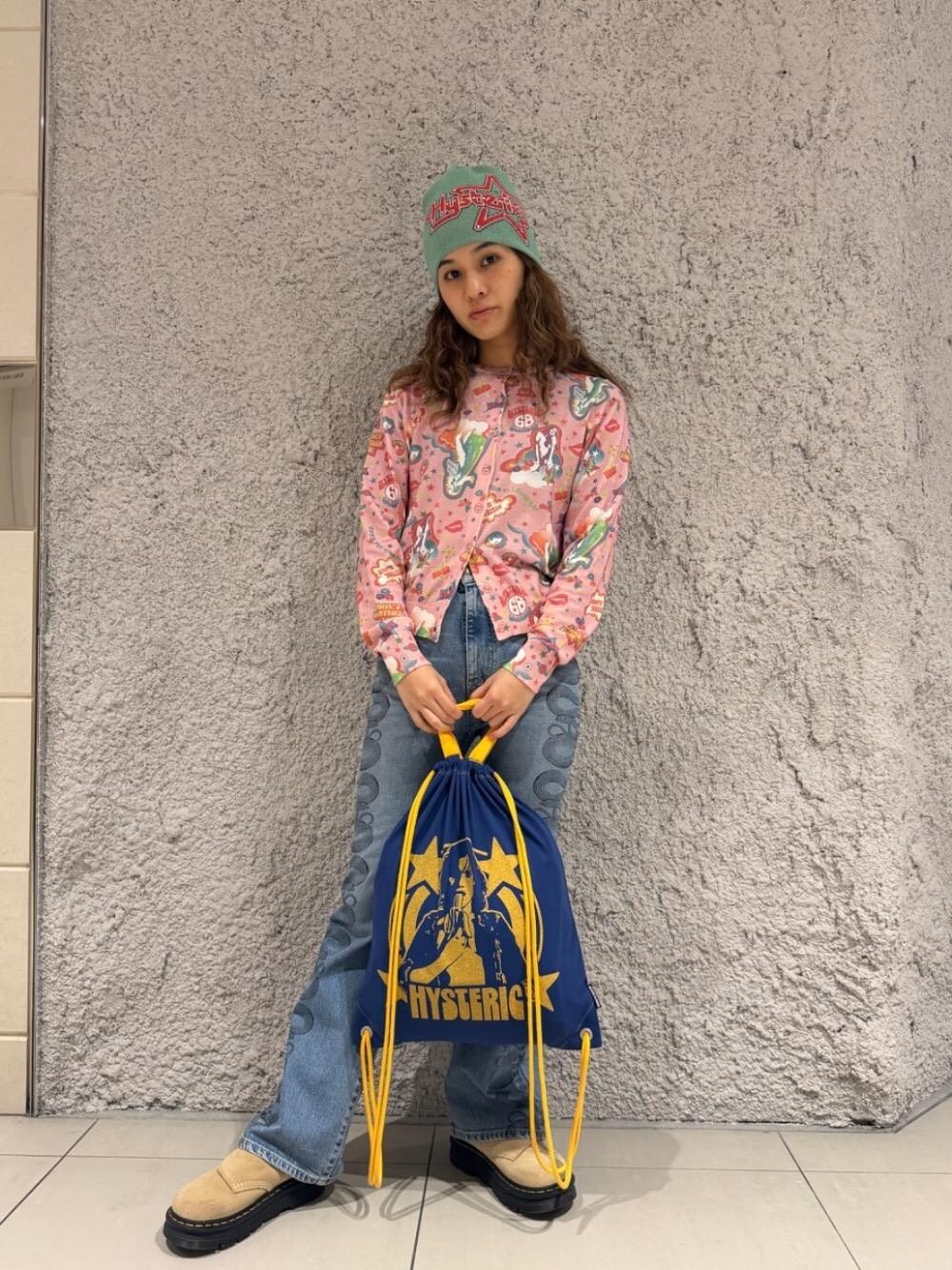 HYSTERIC GLAMOUR（ヒステリックグラマー）の「STAR LOGO ビーニー