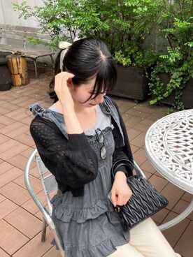 「ブルべ夏」｜Eri.さん（レディース・158cm）の春コーディネート