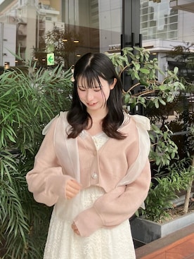 「ブルべ夏」｜「アイテム（ブーツ）」を使った、Eri.さん（レディース・158cm）の冬コーディネート