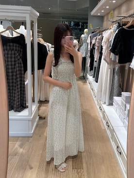 「フェミニン 」｜Eri.さん（レディース・158cm）の夏コーディネート