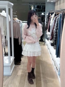 「MAJESTIC LEGON（マジェスティックレゴン）のアイテム」を使った、Eri.さん（レディース・158cm）の秋コーディネート