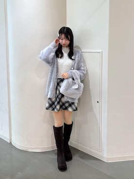 「ブルべ夏」｜Eri.さん（レディース・158cm）の秋コーディネート